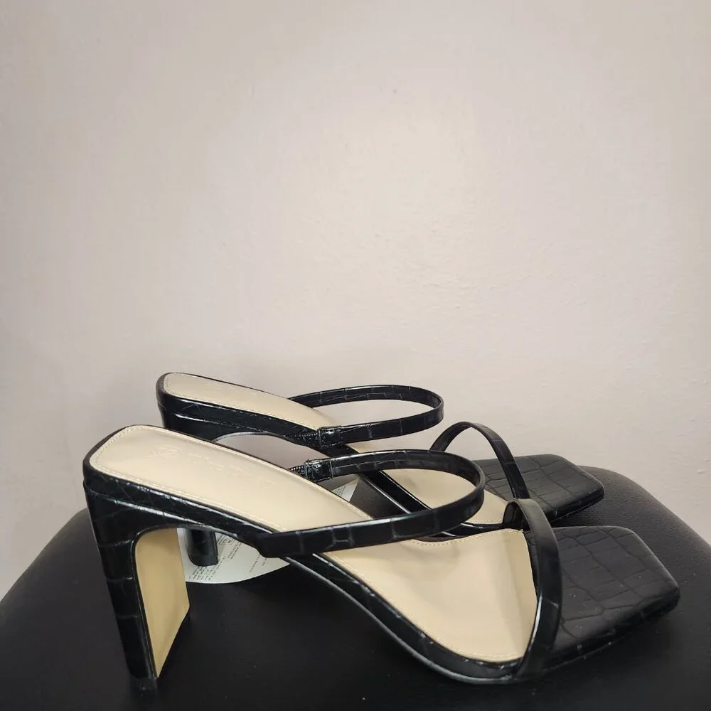 ⭐Brand New The Drop Womens Avery Square Toe Tortoise Shell Heel Size 10⭐ - Picture 4 of 8